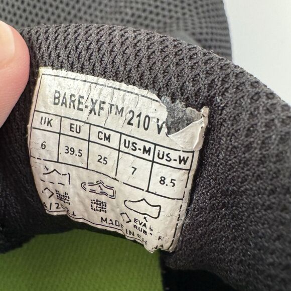 Inov-8 Men's Bare-XF 210 V3 Shoes, Black/Gum Men 7 Women 8.5 - Picture 8 of 8